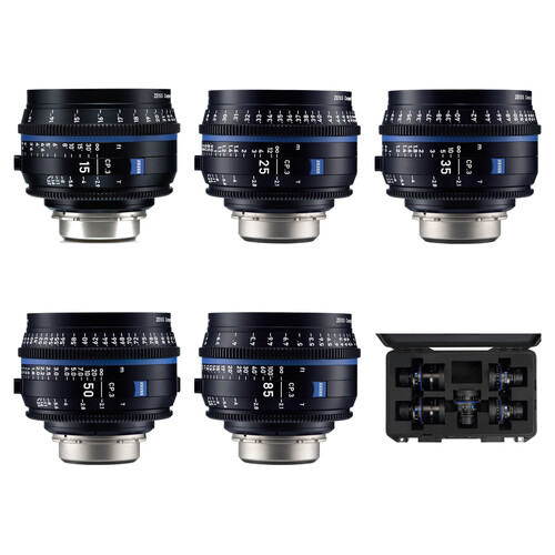 ZESIS CP3 5 LENS KIT(15,25,35,50,85mm) EF & PL MOUNT