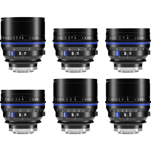 ZESIS NANO PRIME 6 LENS KIT(18,24,35,50,75,100mm) E MOUNT