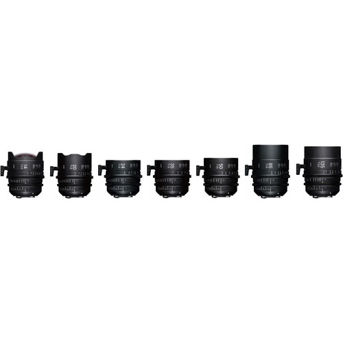 SIGMA CINE PRIME 7 LENS KIT(14,20,24,35,50,85,135mm) PL