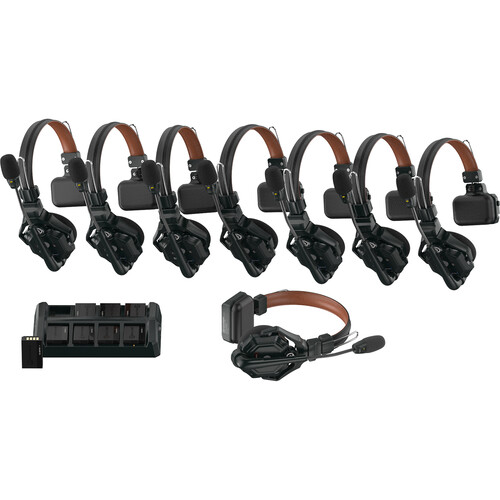 Hollyland Solidcom C1-8S Full-Duplex Wireless  Intercom System with 8 Headsets