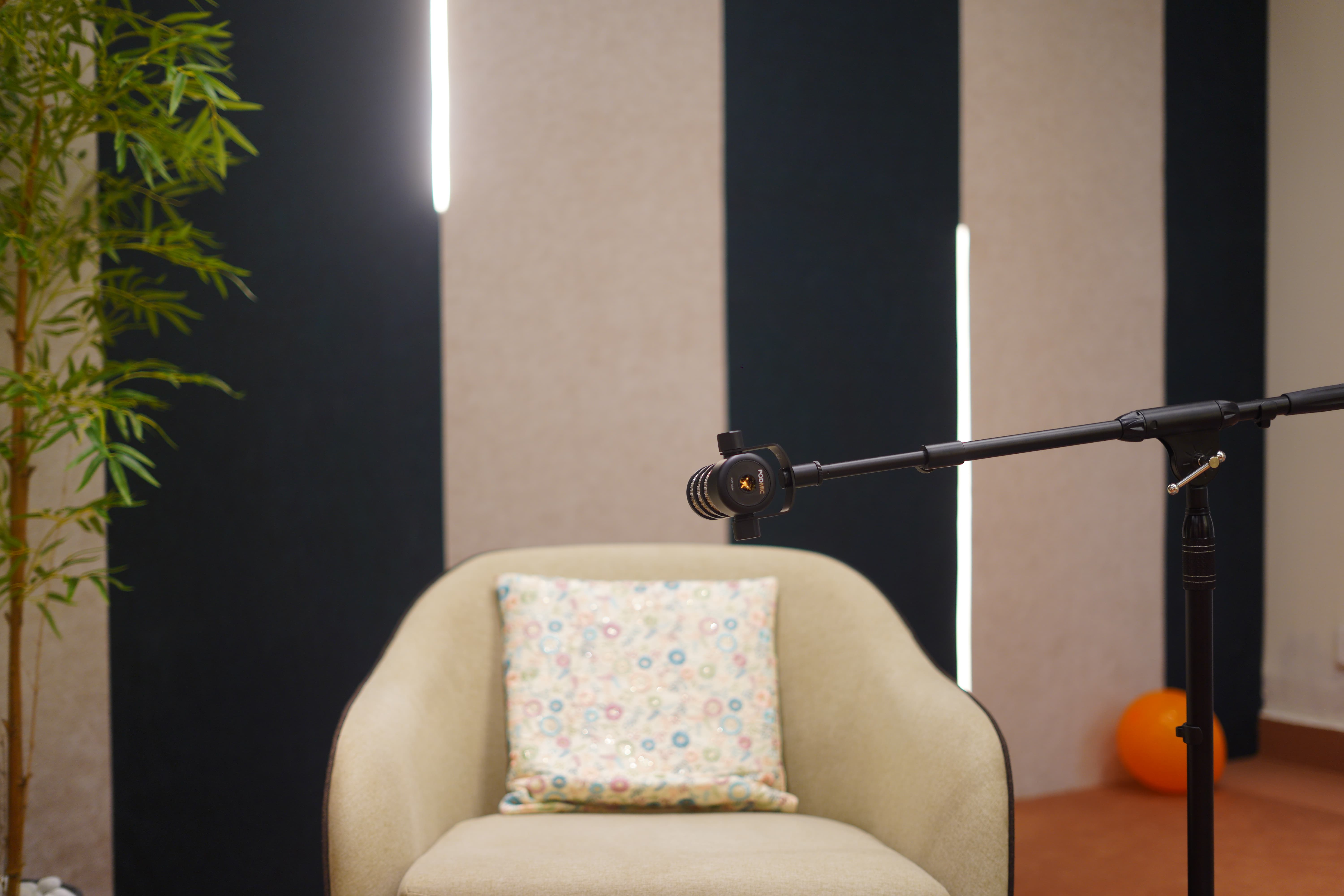 Acoustic treated room